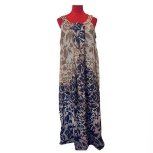 CASSES PRINTED MAXI DRESS